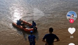 爆料男子溺水视频,网友直呼太惊险